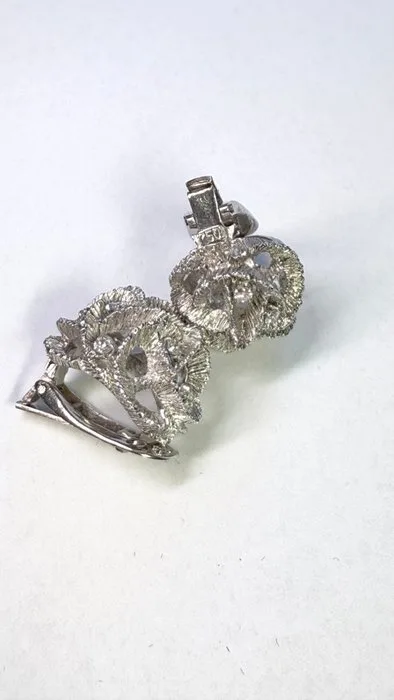 Earrings - 18 kt. White gold Diamond (Natural)