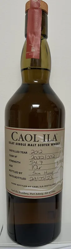 Caol Ila – 10 Year Old 2023 Hand Filled #2022/002