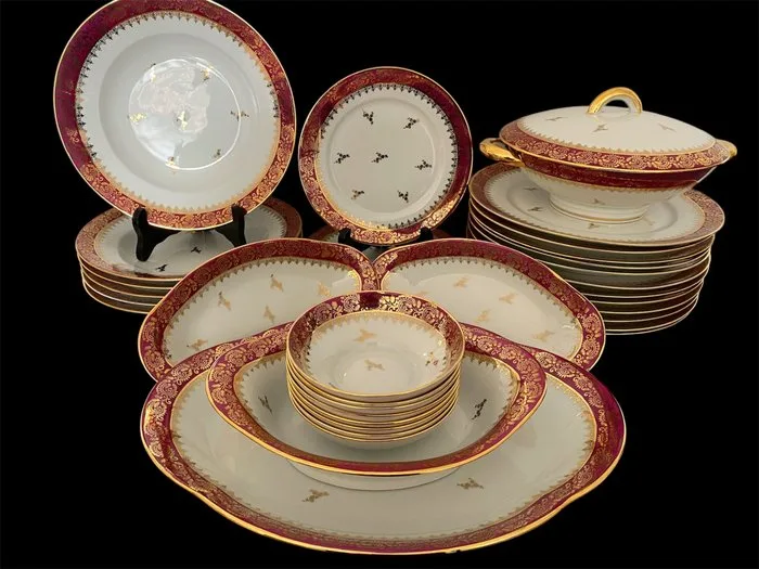 Chadelaud Limoges - Table service (37) - Porcelain