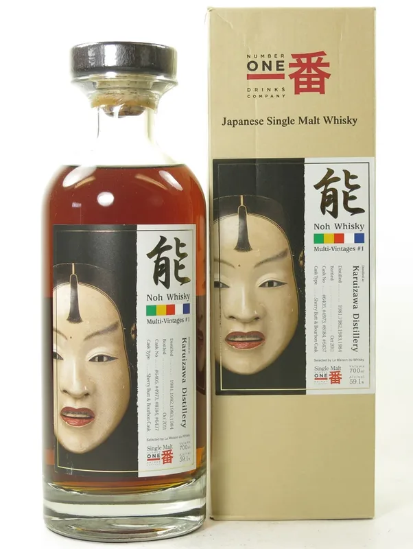 Karuizawa – Noh Whisky Multi-Vintages #1 1981, 1982, 1983, 1984 27 Year Old