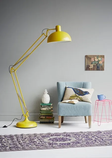 Floor lamp - Steel - 190cm - Yellow