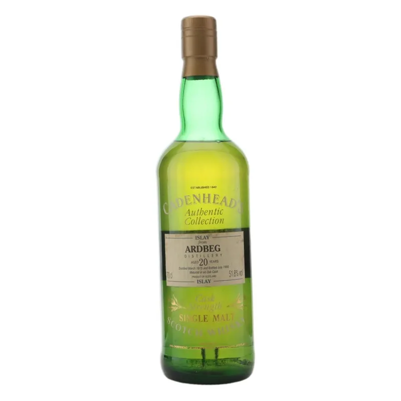Ardbeg – 1975 Cadenhead's Authentic Collection 20 Year Old (70cl, 51.80%)
