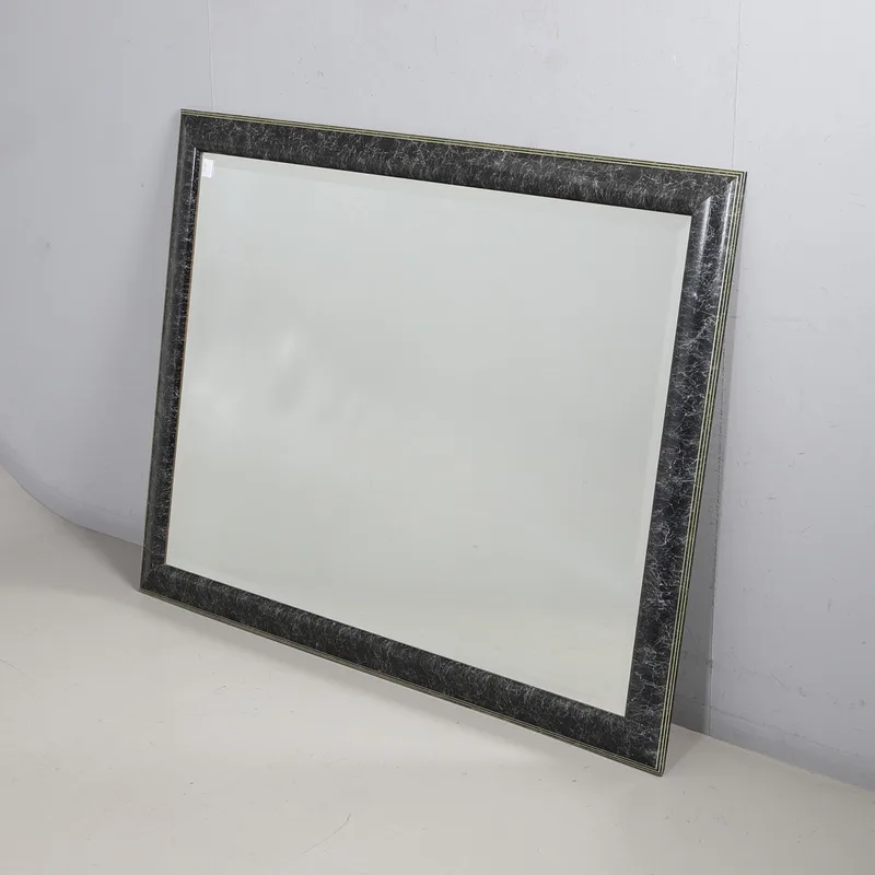 Large Faux Marble Frame Mirror