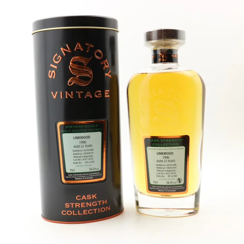 Linkwood – 1996 22 Year Old Signatory (70cl, 56%)