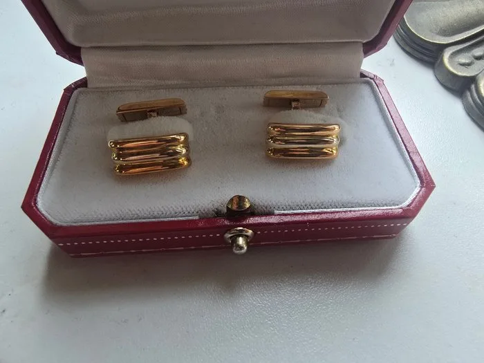 Cartier - Cufflinks - Trinity - 18 kt. Yellow gold