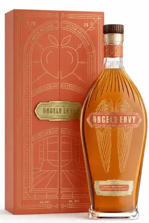Angel's Envy – Cellar Collection Volume 6 Straight Rye Whiskey Finished in Peach Brandy & Toasted Oak Barrels