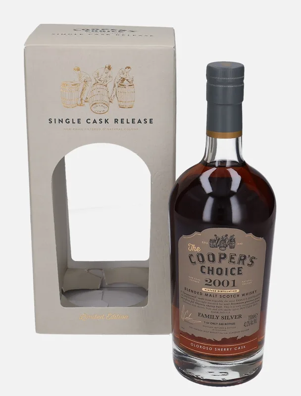 Family Silver – 2001 17 Year Old The Vintage Malt Whisky Co. The Cooper’s Choice