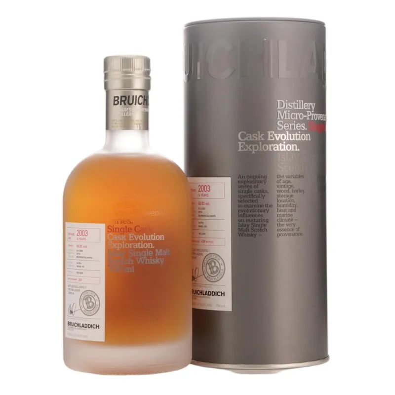 Bruichladdich – 2003 Micro-Provenance Series 14 Year Old (70cl, 60.80%)