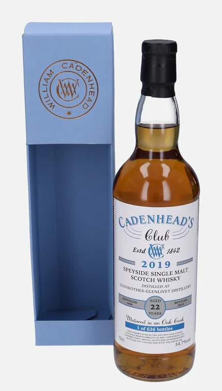 Glenrothes – 1996 22 Year Old Wm. Cadenhead Cadenhead’s Club