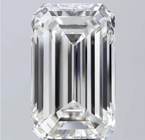 1 pcs Diamond (Lab-grown) - 10.05 ct - Emerald - F - VVS2 - International Gemological Institute (IGI)