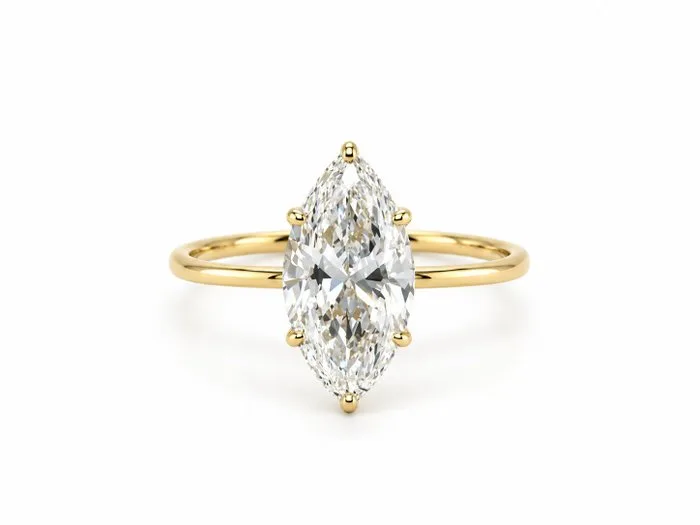 Ring - 14 kt. Yellow gold - 2.03ct. tw. Diamond (Lab-grown)