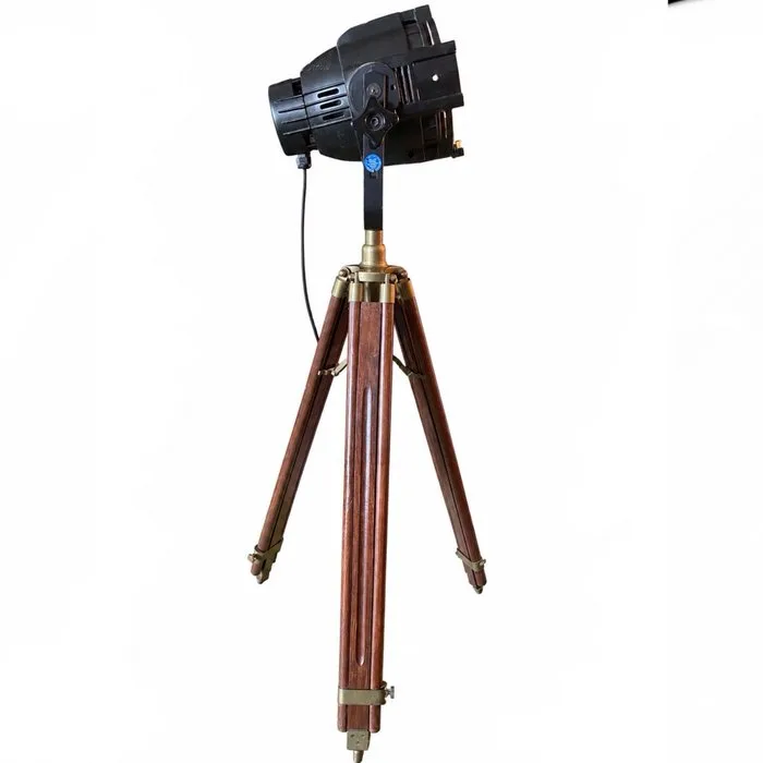 Fargo - Floor lamp - Multi Par & Tripod - Aluminium, Wood, Copper