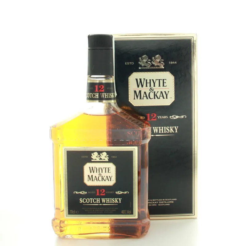 Whyte & Mackay 12 Year Old (1980s Edition) (70cl, 40%)