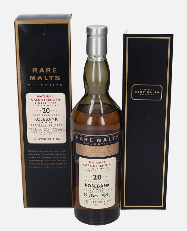 Rosebank – 1981 20 Year Old Rare Malts Selection
