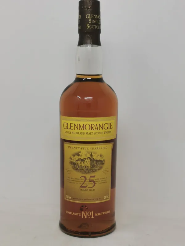 Glenmorangie – 25 Year Old Early 1990s Old Style Bottle