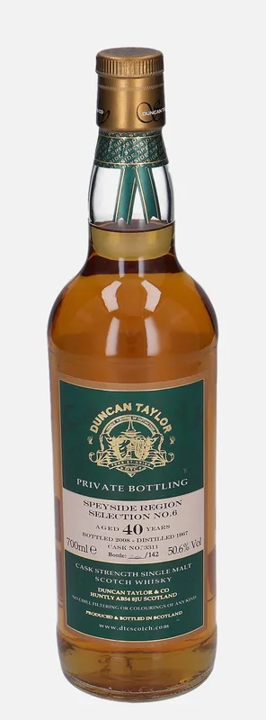 Duncan Taylor – Speyside Region Selection No.6 1967 40 Year Old (70cl, 50.6%)