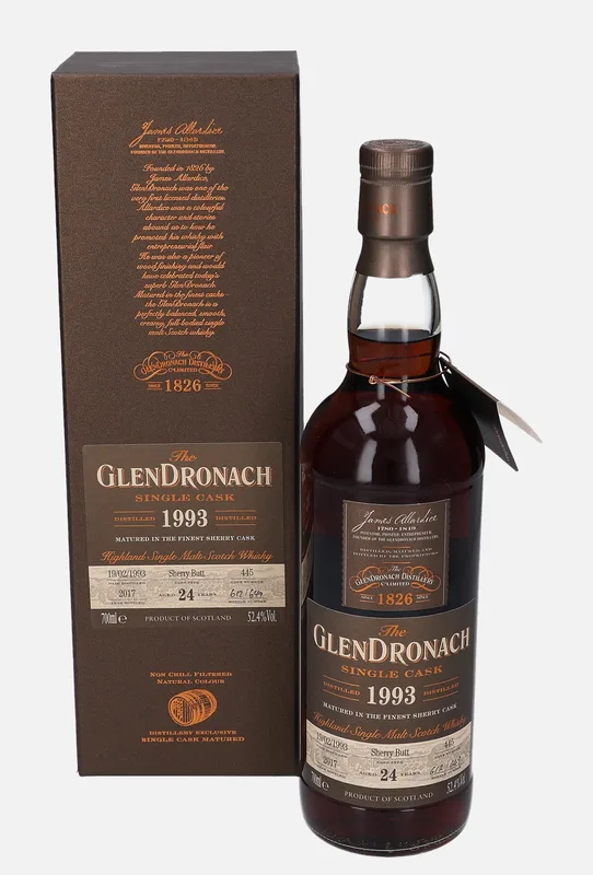 Glendronach – 1993 24 Year Old Single Cask