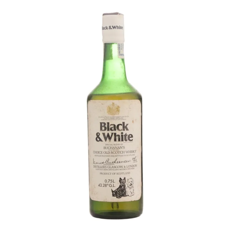 Black & White – Choice Old Scotch Whisky (75cl, 43.28%)