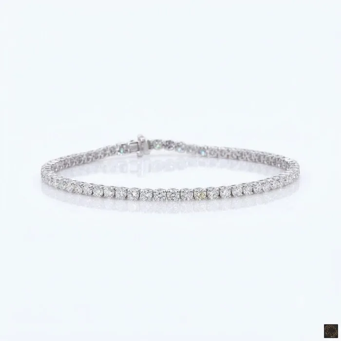 Bracelet - 14 kt. White gold - 4.99ct. tw. Diamond (Lab-grown) - STELLAR SPECTRA VVS