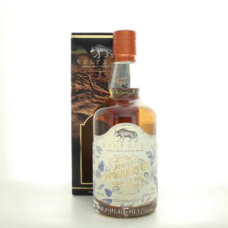 Wolfburn Most Wonderful Time Of The Year Christmas 2023 (70cl, 46%)