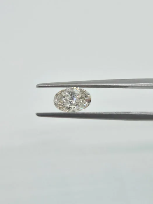 1 pcs Diamond (Natural) - 1.01 ct - Oval - K - SI1 - Gemological Institute of America (GIA)