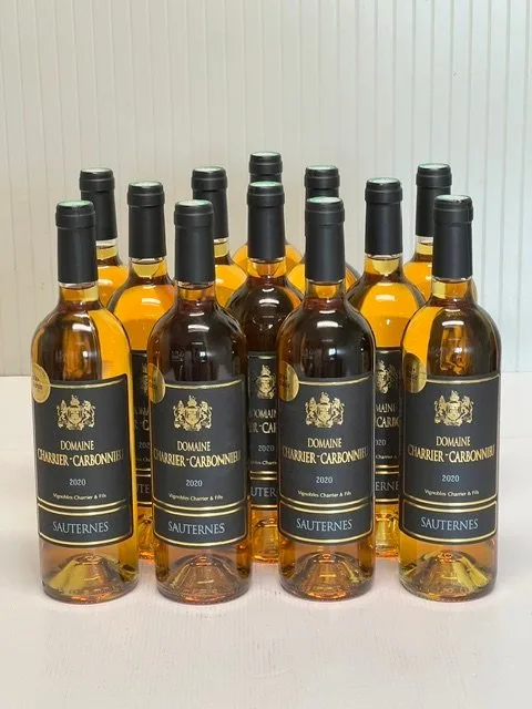 2020 Domaine Charrier-Carbonnieu - Sauternes - 12 Bottles (0.75L)