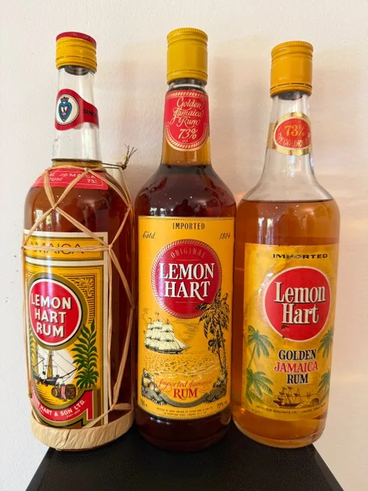 Lemon Hart - Jamaica - b. 1970s, 1990s, 1980s - 75cl - 3 bottles