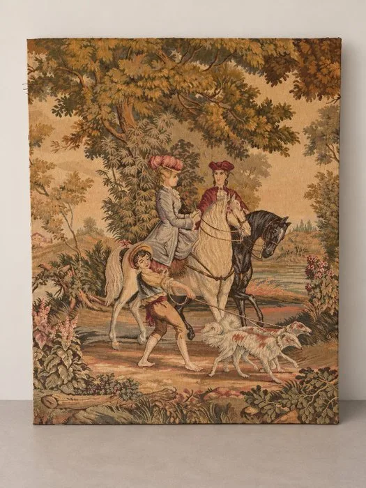 Stella D'Oriente 1893 - Tapestry - 138 cm - 107 cm - Equestrian Scene Tapestry