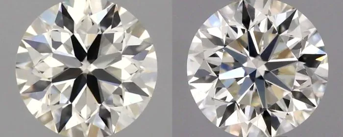 2 pcs Diamond (Natural) - 1.00 ct - Round - J - VVS2 - International Gemological Institute (IGI) - *Matching* *EX VG VSL*