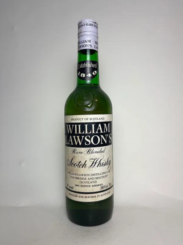 William Lawson's Rare Blended Scotch Whisky 1970s (70cl, 40%)