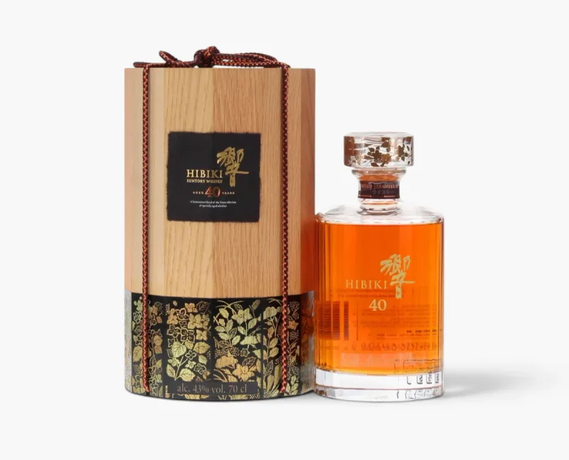 Hibiki 40 Year Old Kagami Crystal Decanter (70cl, 43%)
