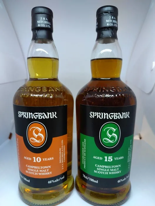 Springbank - 10yo & 15yo - b. 2025, 2026 - 70cl - 2 bottles