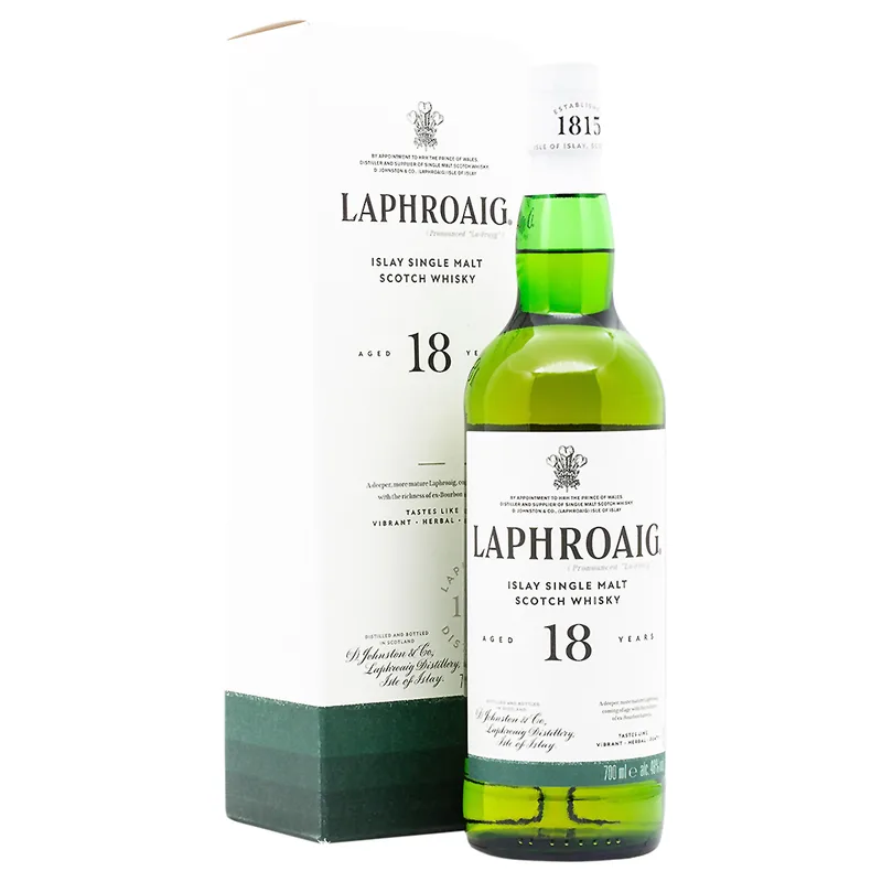 Laphroaig – Aged 18 Years 2024 Release Islay Single Malt Scotch Whisky (70cl, 48%)