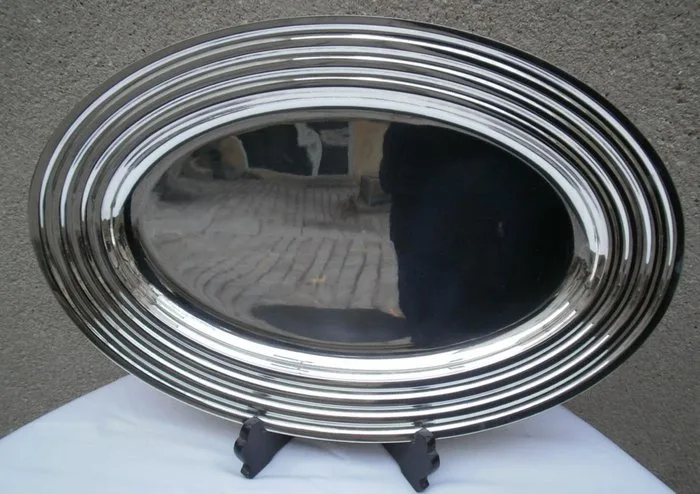 Christofle - Luc Lanel - Tray - Undulation - Silverplated