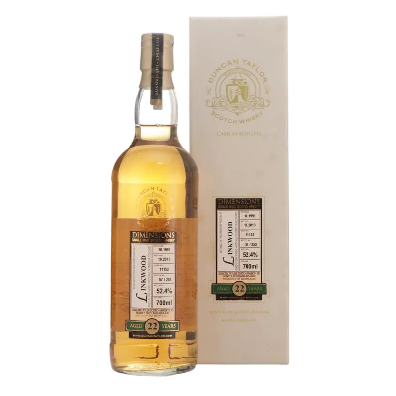 Linkwood – 1991 Dimensions 22 Year Old (70cl, 52.40%)