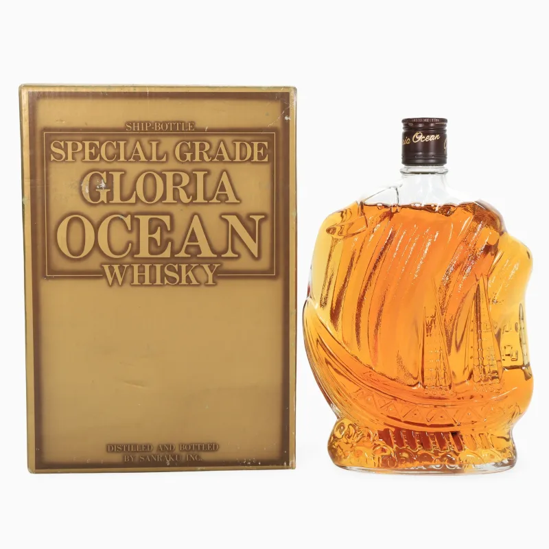 Ocean Whisky - Gloria Ocean Ship Bottle (76cl)