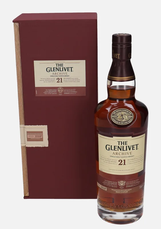 Glenlivet – Archive 21 Year Old Batch Number 1016P (70cl, 43%)