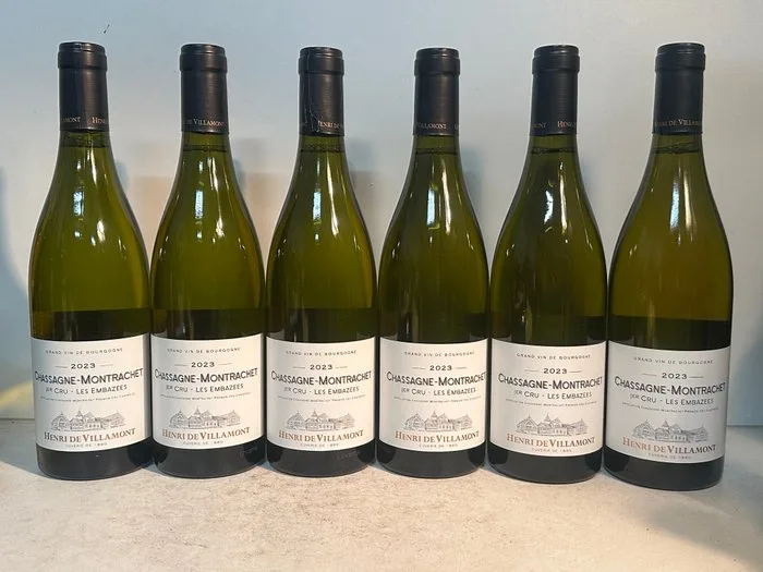 2023 Henri de Villamont "Les Embazées" - Chassagne-Montrachet 1er Cru - 6 Bottles (0.75L)