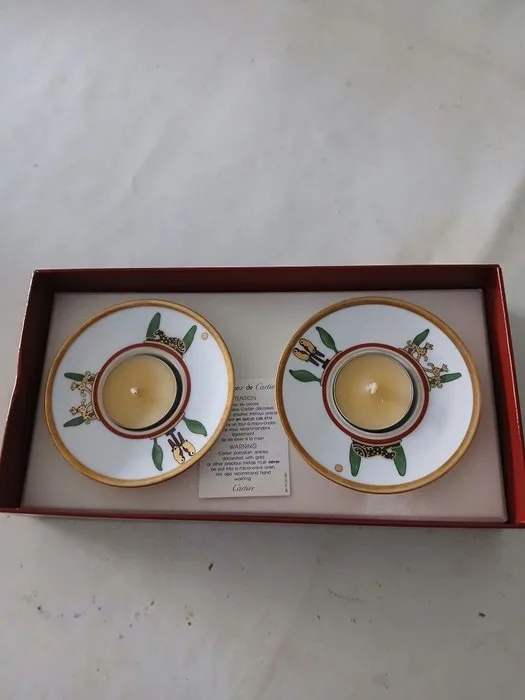 Cartier - Chamberstick (2) - Porcelain