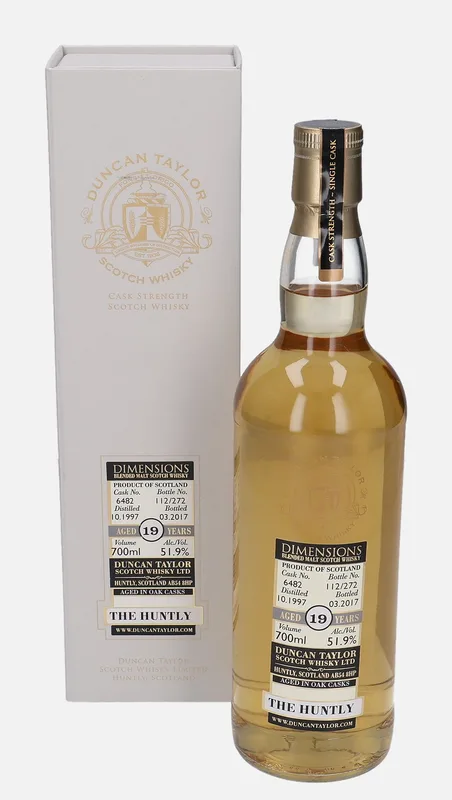 The Huntly – 1997 19 Year Old Duncan Taylor Dimensions
