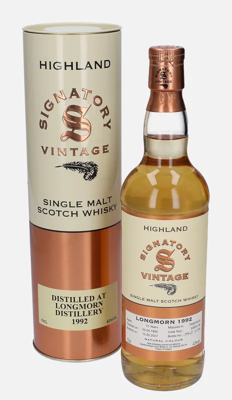 Longmorn – 1992 15 Year Old Signatory Vintage Scotch Whisky Co.