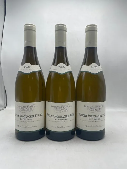 2023 Domaine Françoise & Denis Clair "La Garenne" - Puligny Montrachet 1er Cru - 3 Bottles (0.75L)
