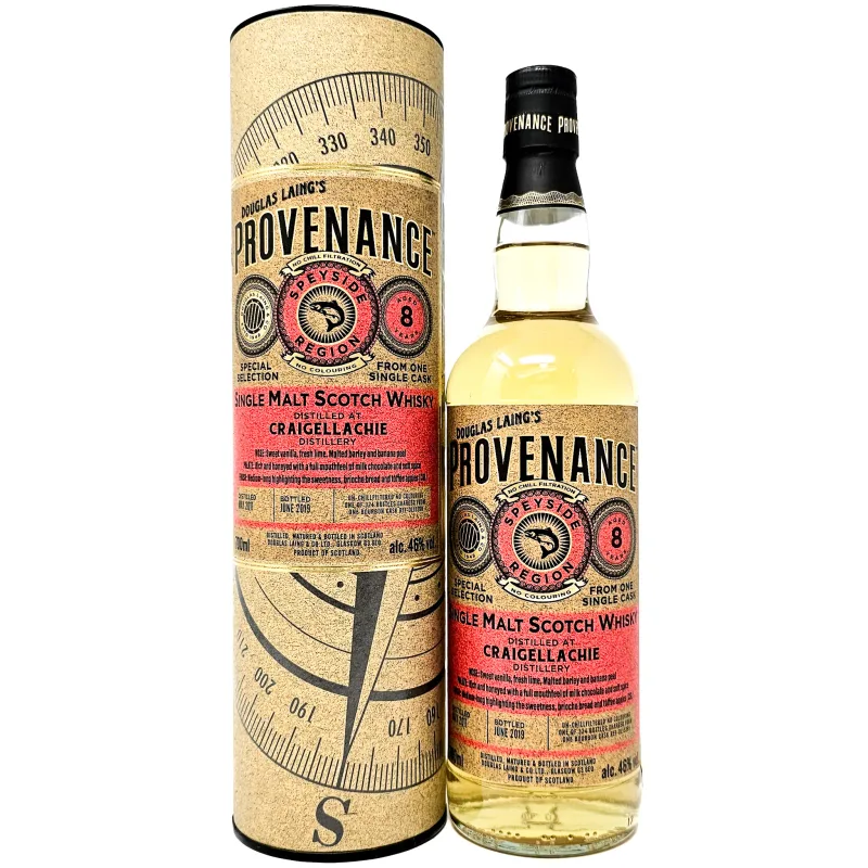 Craigellachie – 8 Year Old Provenance Single Malt Scotch Whisky