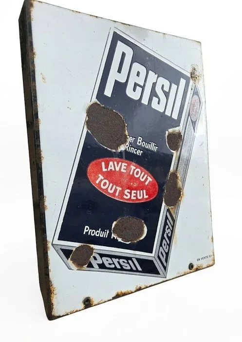 Enamel sign - Persil double banner