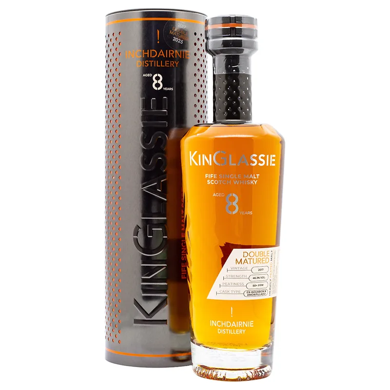 InchDairnie – KinGlassie Double Matured Aged 8 Years 2017/2025 (70cl, 46.3%)