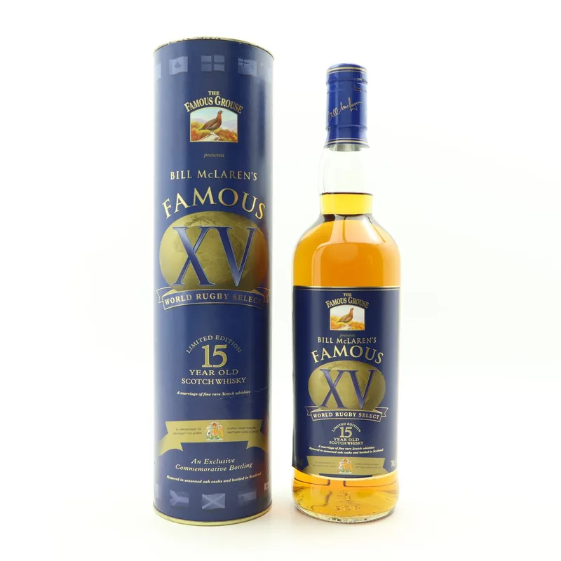 Famous Grouse – 15 Year Old Bill McLaren’s Famous XV (70cl, 40%)