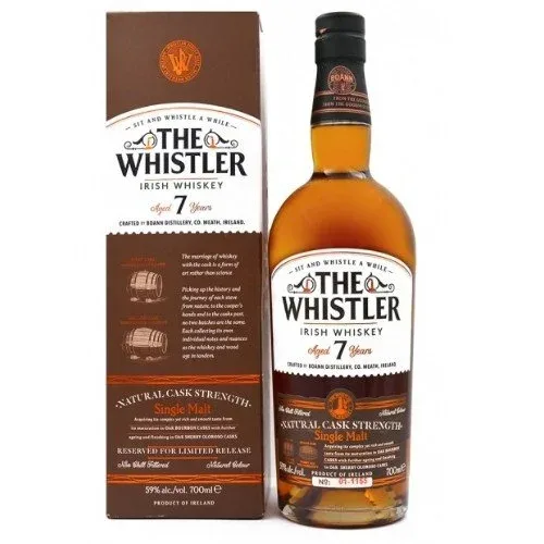 The Whistler 7 Year Old Cask Strength Single Malt Irish Whiskey (59%)
