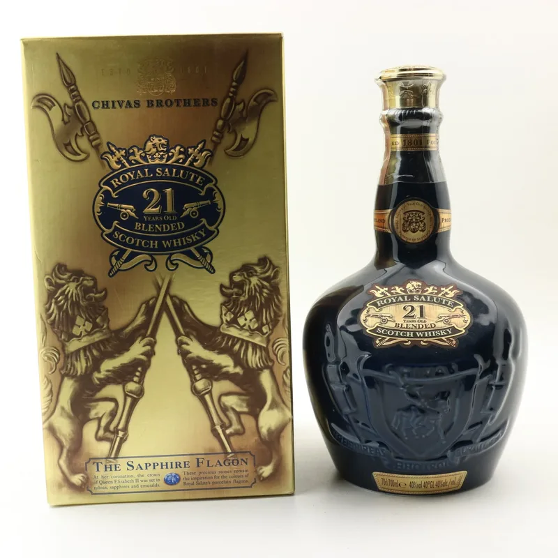 Chivas – Royal Salute 21 Year Old Sapphire Flagon (70cl, 40%)