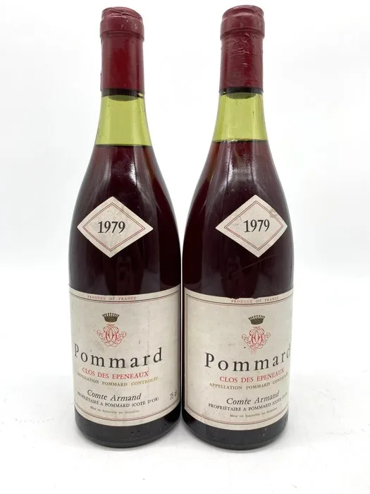 1979 Comte Armand "Clos des Epeneaux" - Pommard 1er Cru - 2 Bottles (0.75L)