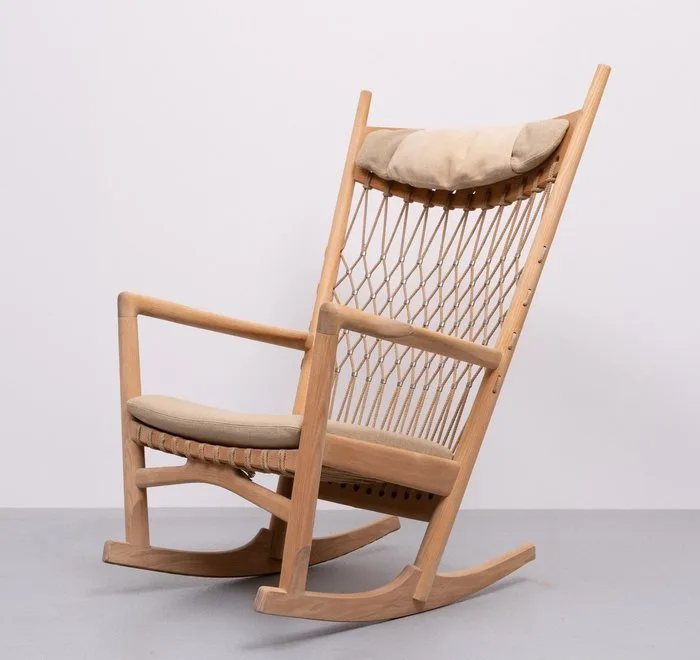 PP Møbler - Hans Wegner - Rocking chair - PP 124 - ash wood - Net Chair